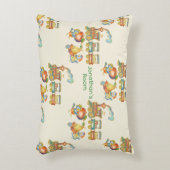 Cute Child's Bird Apple Train Accent Pillow Kussen (Voorkant(Verticaal))