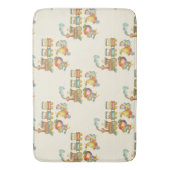 Cute Child's Bird Apple Train Bathmat Badmat (Voorkant Verticaal)