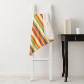 Cute Childs Circus Stripe Sherpa Blanket Deken (In situ)