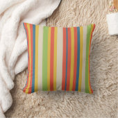 Cute Childs Circus Stripe Throw Pillow Kussen (Deken)