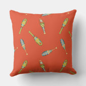Cute Child's Juggling Sticks Red Throw Pillow Kussen (Achterkant)