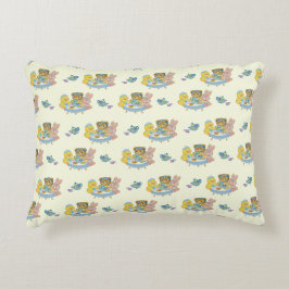 Cute Child's Toy Tea Party Accent Pillow Kussen