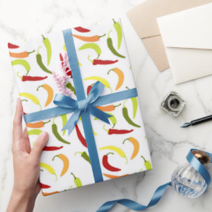 Cute Chili paprika betegeld Mexicaans Cadeaupapier