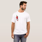 Cute Chili Pepper Doctor Character T-shirt (Voorkant volledig)