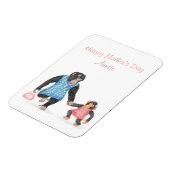 Cute chimp Moederdag magnet voor tante Magneet (Linkerzijde)