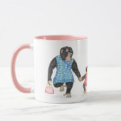 Cute chimp mok voor een geweldige tantie (Links)