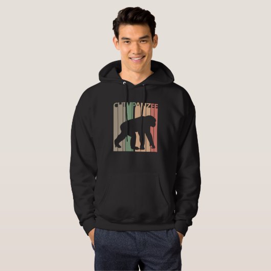 Cute chimpanzee animal hoodie (Voorkant volledig)