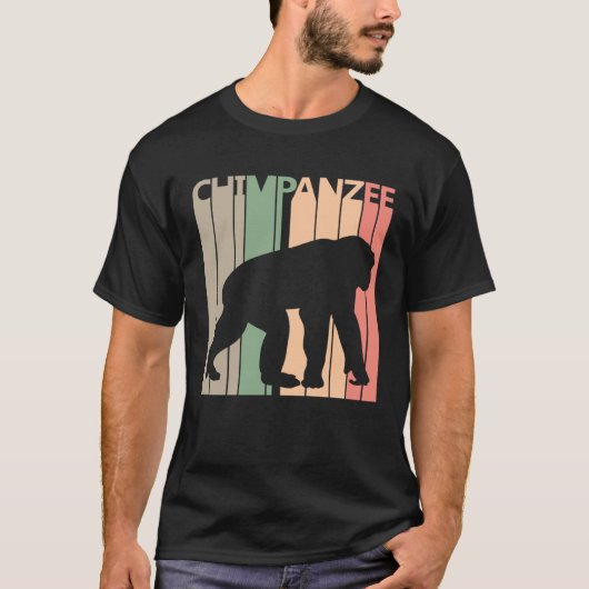 Cute chimpanzee animal t-shirt (Voorkant)
