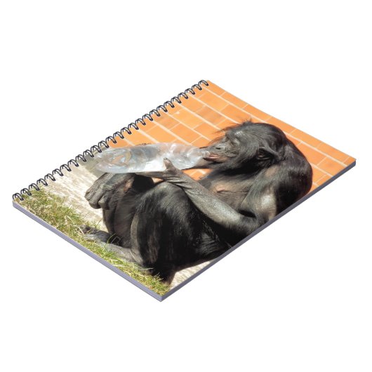 CUTE CHIMPANZEE NOTITIEBOEK (Linkerzijde)