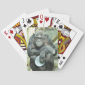 CUTE CHIMPANZEE POKERKAARTEN (Achterkant)