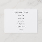 CUTE CHIMPANZEE VISITEKAARTJE (Achterkant)