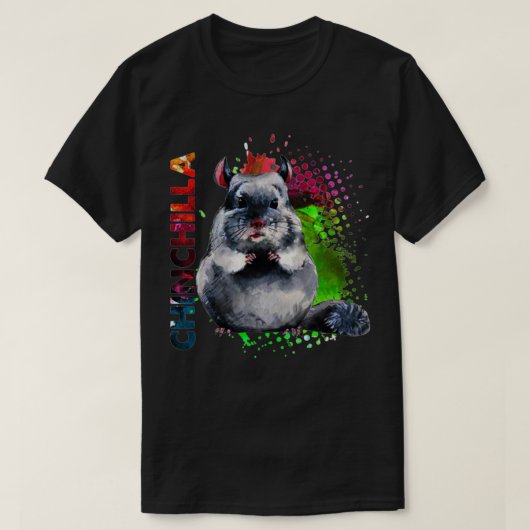 Cute Chinchilla 1 T-shirt (Design voorkant)