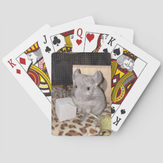 Cute Chinchilla speelkaarten