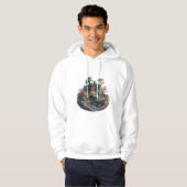 Cute Chinese Fantasy 3D Landscape Hooded Shirt (Voorkant volledig)