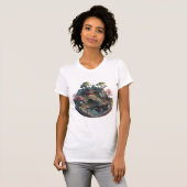 Cute Chinese Fantasy 3D Landscape Slim Geschikt vo T-shirt (Voorkant volledig)