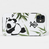 Cute Chinese Love Panda with Bamboe Case-Mate iPhone Case (Achterkant (horizontaal))