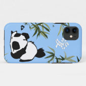 Cute Chinese Love Panda with Bamboe Case-Mate iPhone Case (Achterkant (horizontaal))