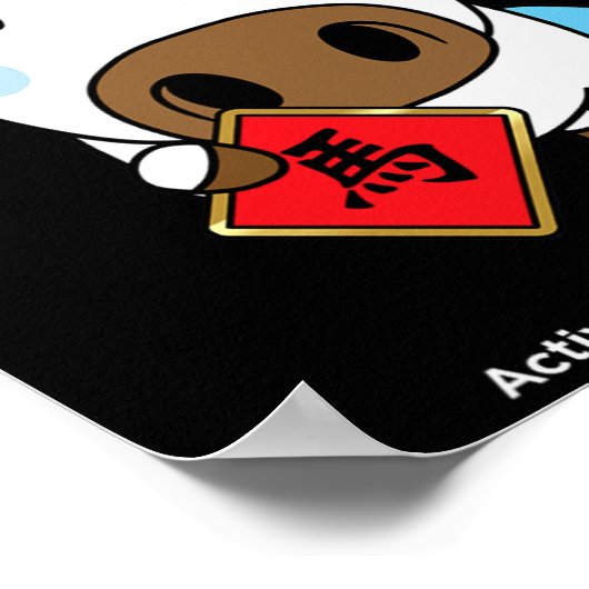 Cute Chinese Zodiac Lunar New Year Tees Year Of Th Poster (Hoek)