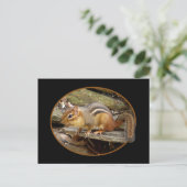 Cute Chipmunk Briefkaart (Staand voorkant)