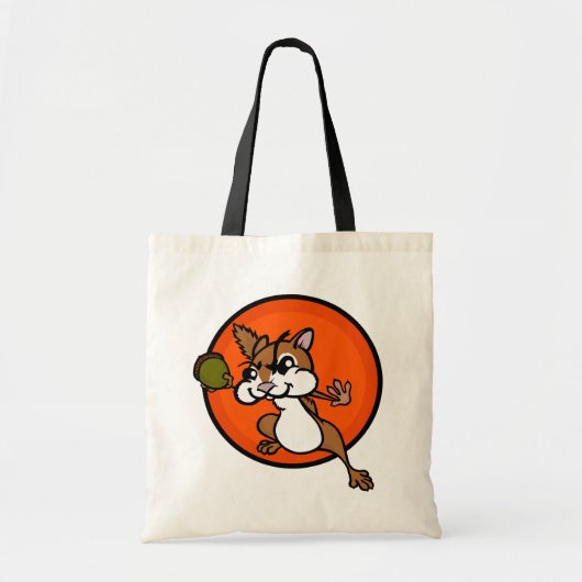 CUTE CHIPMUNK BUDGET CANVAS TAS (Voorkant)