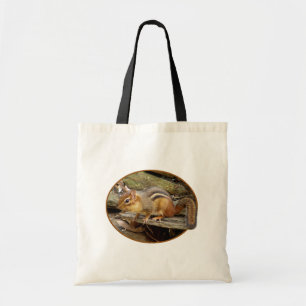 Cute Chipmunk Canvas tas