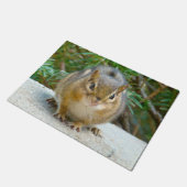 Cute Chipmunk heeft zijn oog op jou Deurmat (Schuin)