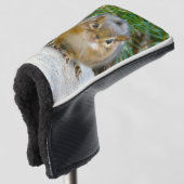 Cute Chipmunk heeft zijn oog op jou Golfheadcover (3/4 voorkant)