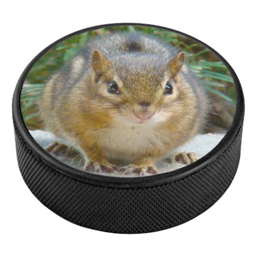 Cute Chipmunk heeft zijn oog op jou Hockey Puck (3/4)