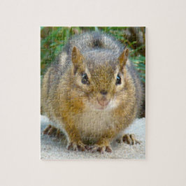 Cute Chipmunk heeft zijn oog op jou Legpuzzel
