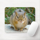 Cute Chipmunk heeft zijn oog op jou Muismat (Met muis)