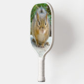Cute Chipmunk heeft zijn oog op jou Pickleball Paddle (Links)