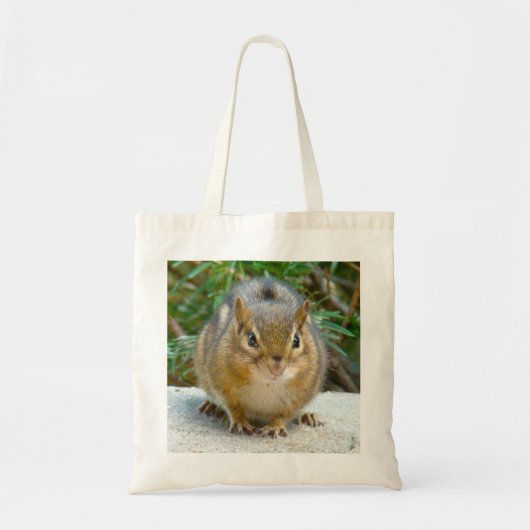 Cute Chipmunk heeft zijn oog op jou Tote Bag (Voorkant)