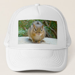 Cute Chipmunk heeft zijn oog op jou Trucker Pet