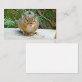Cute Chipmunk heeft zijn oog op jou Visitekaartje (Voorkant / Achterkant)