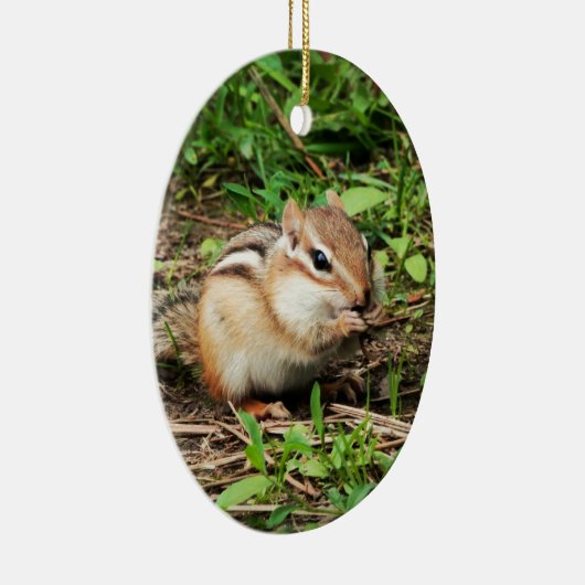 Cute Chipmunk Keramisch Ornament (Rechts)