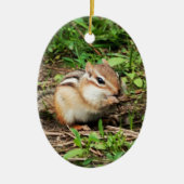 Cute Chipmunk Keramisch Ornament (Voorkant)