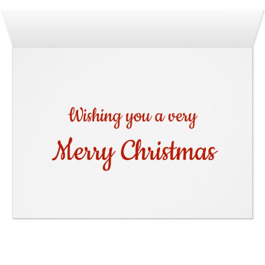 Cute Chipmunk Kerstmis (Binenzijde Horizontaal (Onderkant))