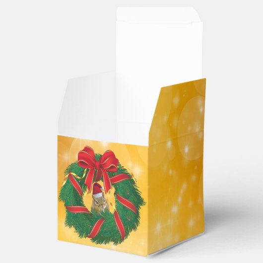 Cute Chipmunk Kerstmis Bedankdoosjes (Geopend)