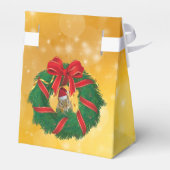 Cute Chipmunk Kerstmis Bedankdoosjes (Achterkant)