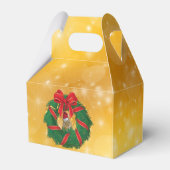 Cute Chipmunk Kerstmis Bedankdoosjes (Achterkant)