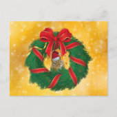 Cute Chipmunk Kerstmis Feestdagenkaart (Voorkant)