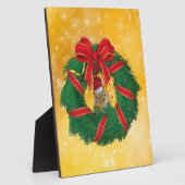 Cute Chipmunk Kerstmis Fotoplaat (Zijkant)