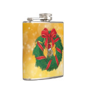 Cute Chipmunk Kerstmis Heupfles (Rechts)