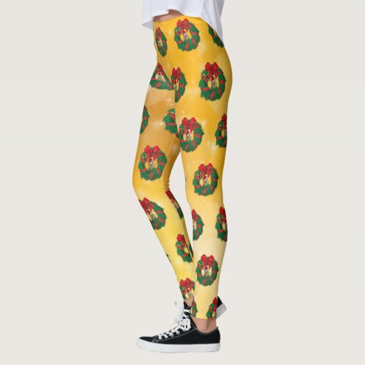 Cute Chipmunk Kerstmis Leggings (Links)