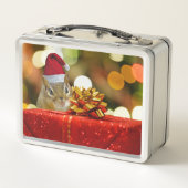 Cute Chipmunk Merry Kerstmis (Achterkant)