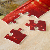 Cute Chipmunk Merry Kerstmis Legpuzzel (Zijkant)