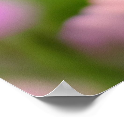 Cute Chipmunk met Flowers Poster (Hoek)