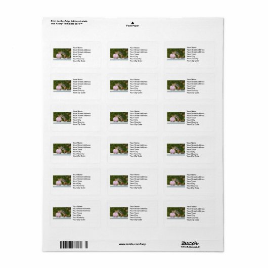 Cute Chipmunk met Funny Money Piggy Bank Afbeeldin Etiket (Full Sheet)