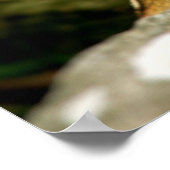 Cute Chipmunk met Large Treat Poster (Hoek)