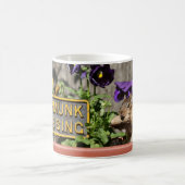 Cute Chipmunk - Peanut Pansies Funny Crossing Sign Koffiemok (Center)